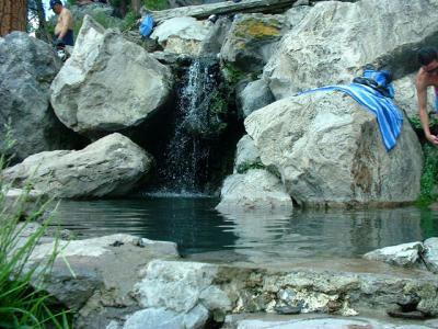 Spence Hot Springs lower pool