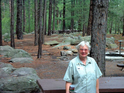 Mom at Picnic area