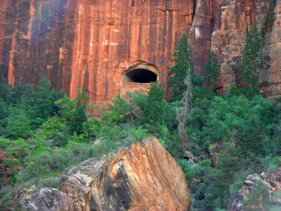 Tunnel window from outside