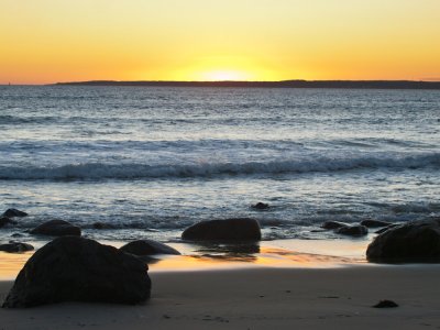 sunrise at Sandy point