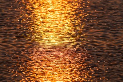 Sunset on water