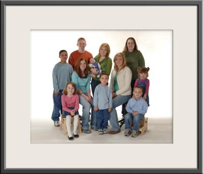 11 Grandkids - Family Photo for the Holidays