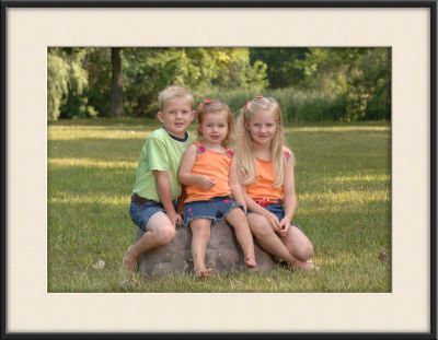 Brooke, Luke, & Paige at the park on a Saturday morning