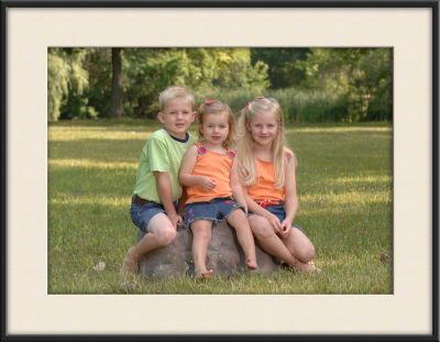 Brooke, Luke, & Paige at the park on a Saturday morning