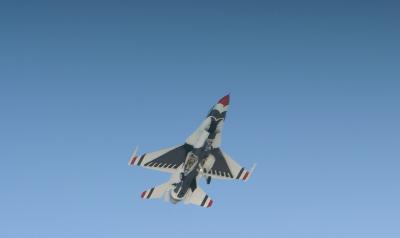 Jet landing at Nebbin AFB (3443)