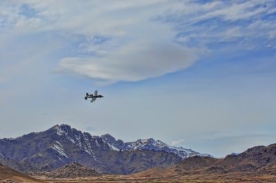 Flight over camp