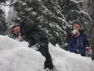 Snowball fight