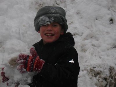 Reilly Snowball fight