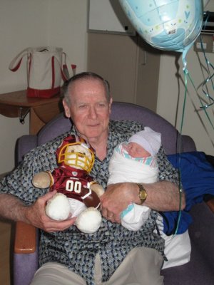 With first Redskin toy