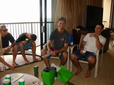 Opening gifts