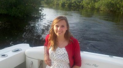 Natalie boating in Florida