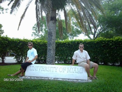 Ross & Dad at U of Miami