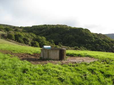 hill in sun