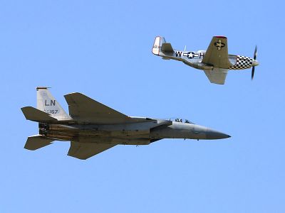 F-15C Eagle & Mustang
