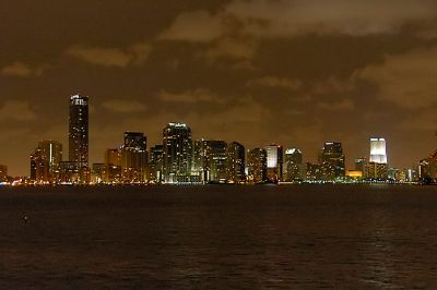 Miami  Skyline at Night