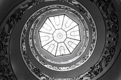 escalier en colimaon au vatican