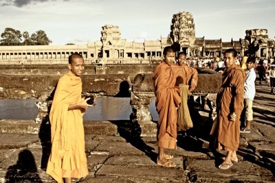 Bonzes  Angkor vat