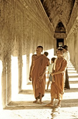Bonzes  Angkor vat