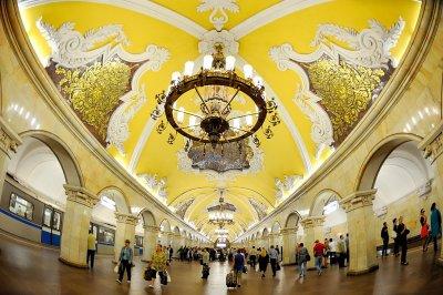 La station de Mtro Komsolmoskaya