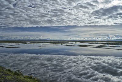 Early morning in Lake Titicaca