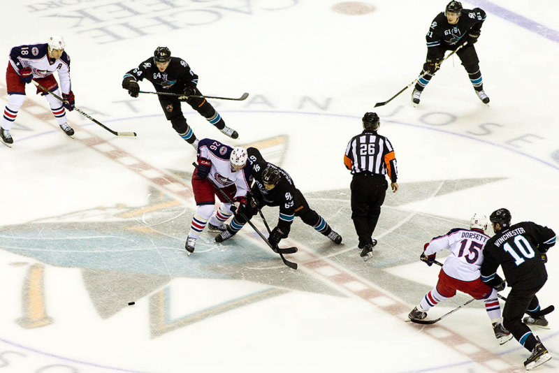 Opening faceoff