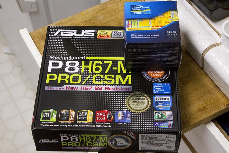 3/27/2012  My new motherboard and CPU