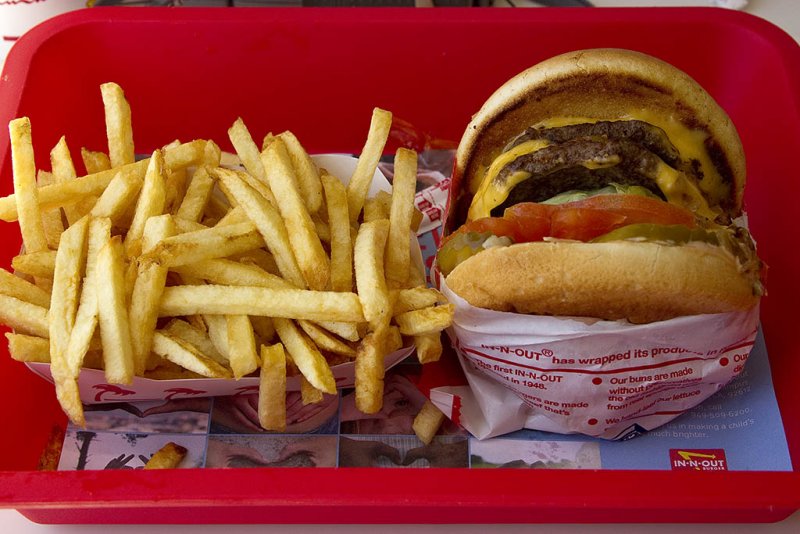 Double-Double Burger Animal Style and Well Done Fries