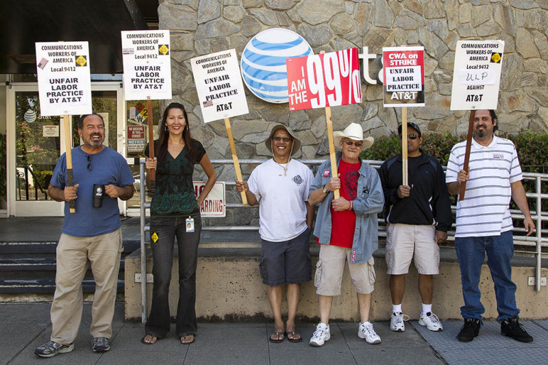 8/8/2012  Two day strike at AT&T