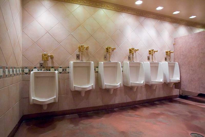 Urinals in Mens room at the Eldorado