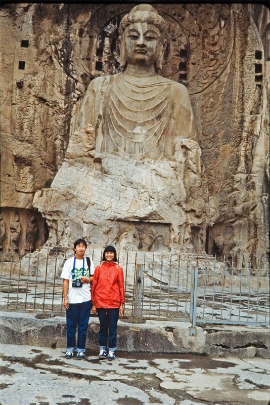 The Grand Vairocana Buddha of Longmen Grottoes. Luoyang, China