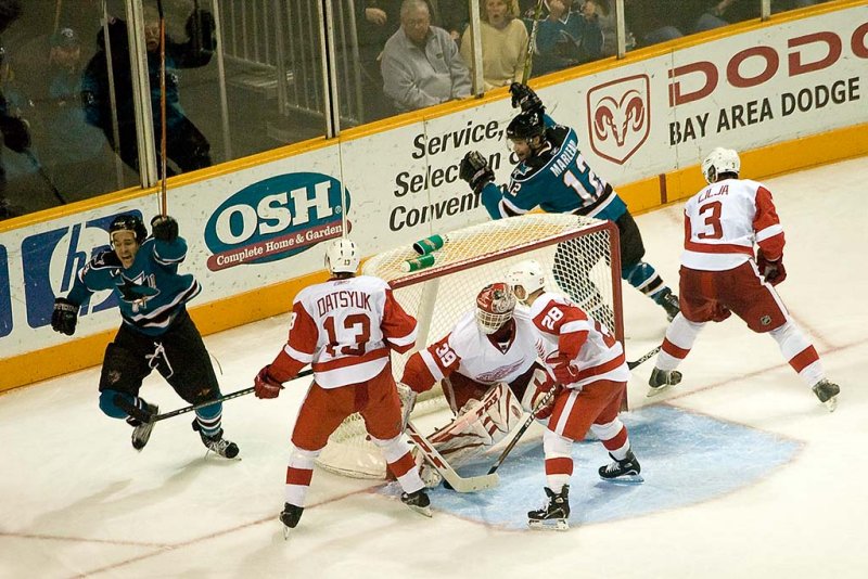 Detroit Red Wings vs. San Jose Sharks - January 19, 2008