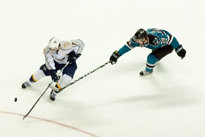 Nashville Predators vs. San Jose Sharks - March 8, 2011