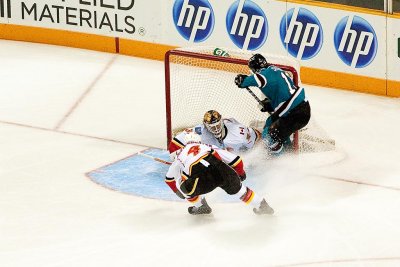 Calgary Flames vs. San Jose Sharks - March 23, 2011