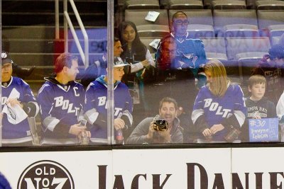 Lightning fans at HP Pavilion