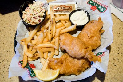 Hand-Battered Fish & Chips at Applebees