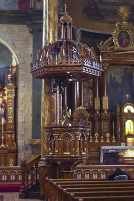 Pulpit at St John Cantius Roman Catholic Church Chicago Illinois IMG_1375.jpg