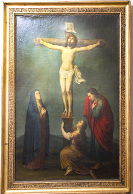 Painting of the Crucifixtion from Mission San Carlos Borromeo del Rio Carmelo Roman Catholic Church _MG_8262.jpg