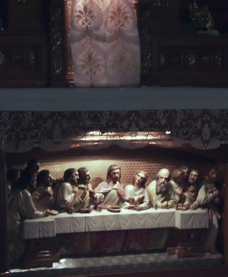 Last Supper scene below Tabernacle in St John Cantius Roman Catholic Church Chicago Il .jpg