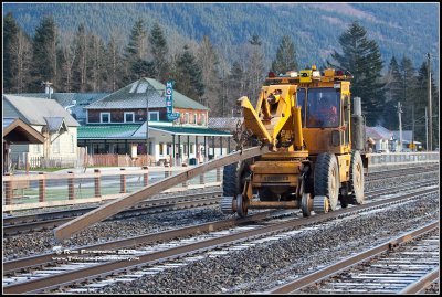 Moving rail at Sky