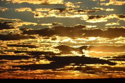 Sunset near Uluru