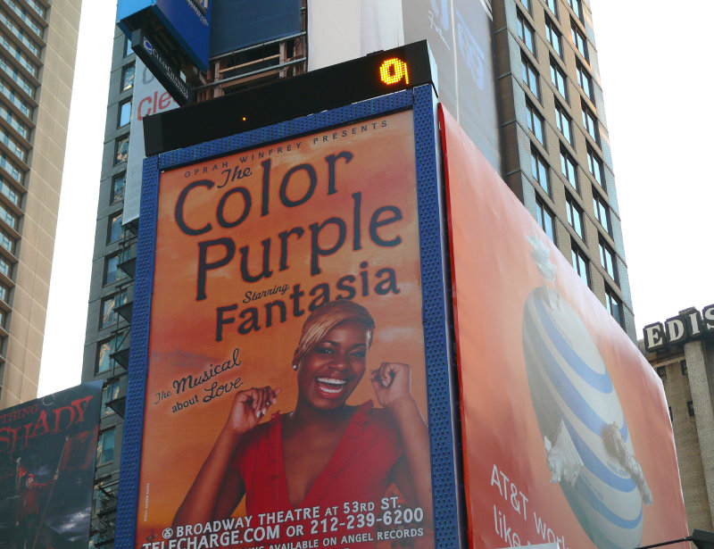 the color purple