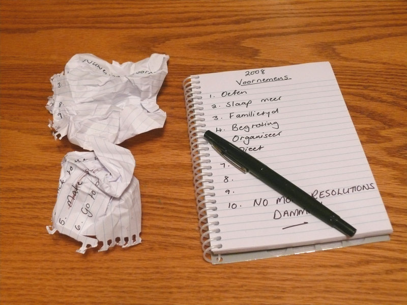 I hate New Years resolutions!
