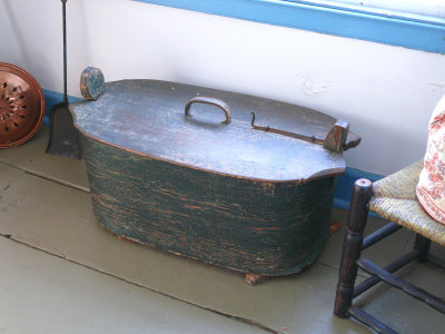 wooden chest in grandmothers room