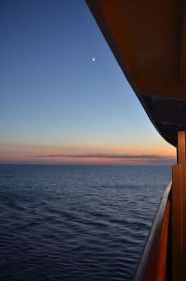 Sunset at sea