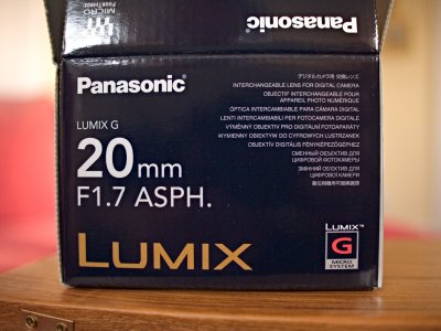 Lumix G1, 20 f1.7