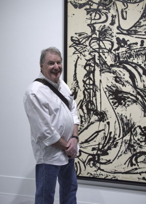 Pierre beside one of his favourites