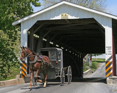 Covered Bridge Amish