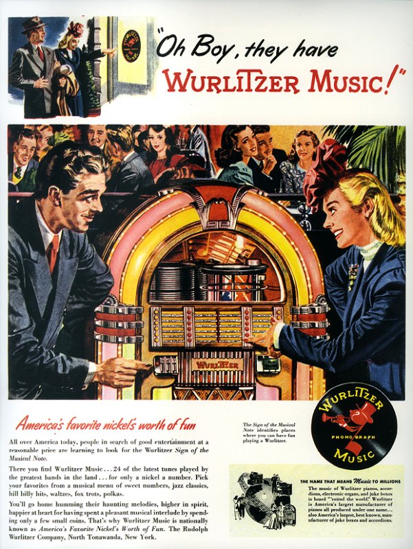 Wurlitzer Ad