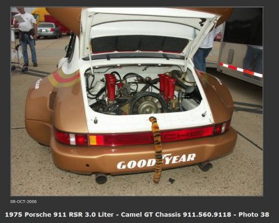 from 911 RSR sn 911.560.9118. - The Camel Pace Car - Photo 1