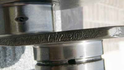 911 RSR Crankshaft 70.4mm Serial Number D772906 - Photo 12